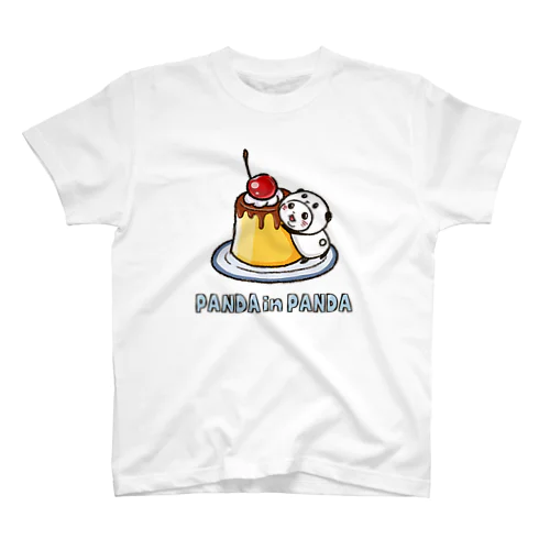 パンダinぱんだ(プリン) Regular Fit T-Shirt