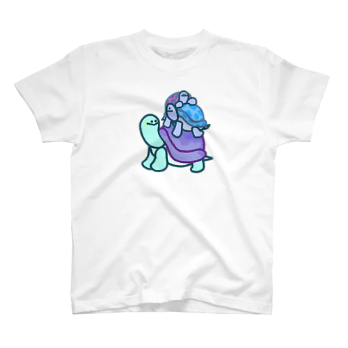 ダークカメちゃんトリオ スタンダードTシャツ