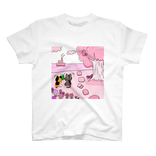 うちのにゃんズ～ももいろ～ スタンダードTシャツ