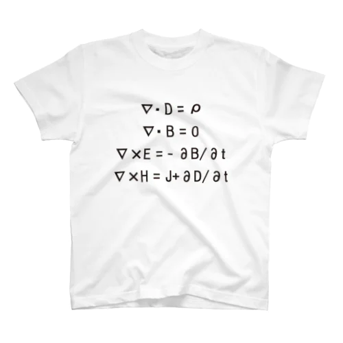 Maxwell's_Equations Regular Fit T-Shirt