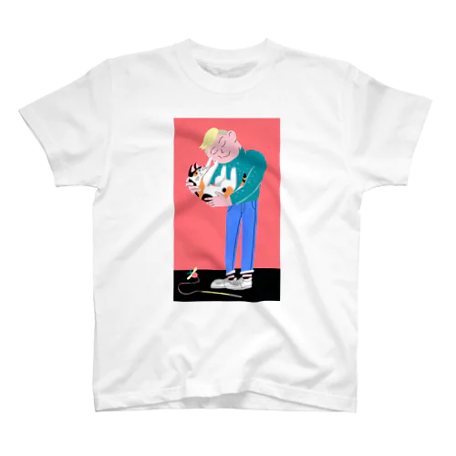 ネコを抱っこしてみたい Regular Fit T-Shirt