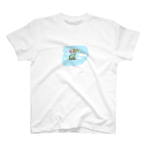 #空飛ぶ恐竜くん　 スタンダードTシャツ