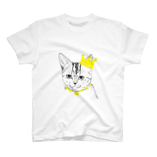 王様ねこ Regular Fit T-Shirt