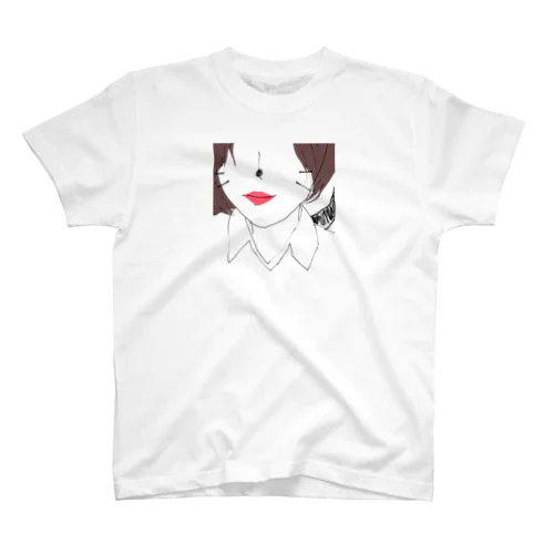 自撮りしてる女 Regular Fit T-Shirt