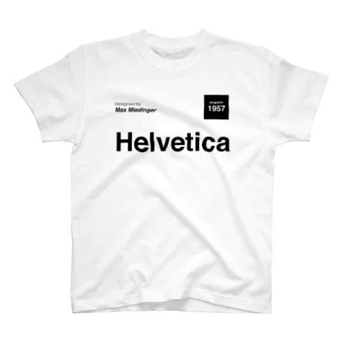 Helvetica スタンダードTシャツ