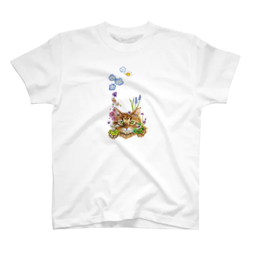 花咲かCAT Regular Fit T-Shirt