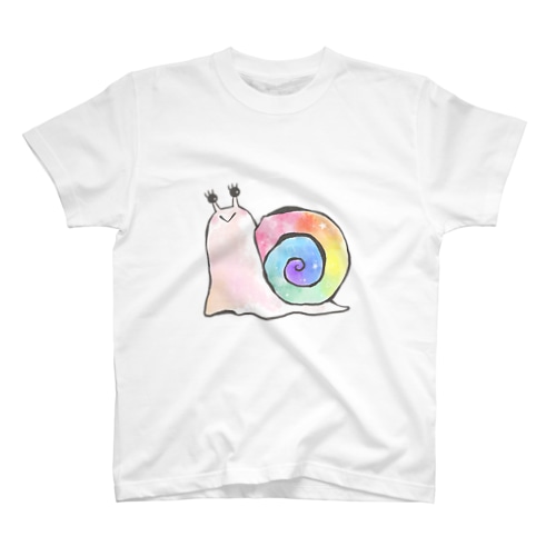 虹色かたつむり Regular Fit T-Shirt