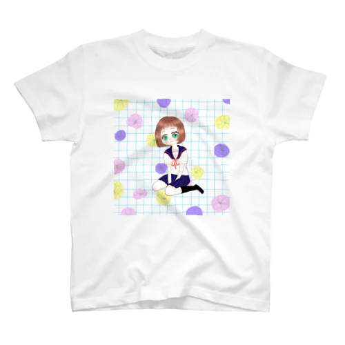 セーラー服と花 スタンダードTシャツ