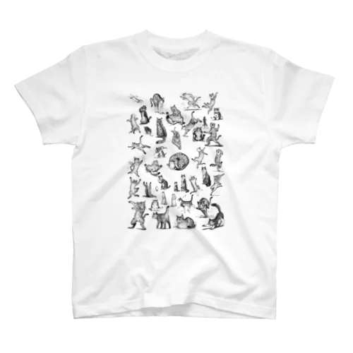 猫集合01 スタンダードTシャツ