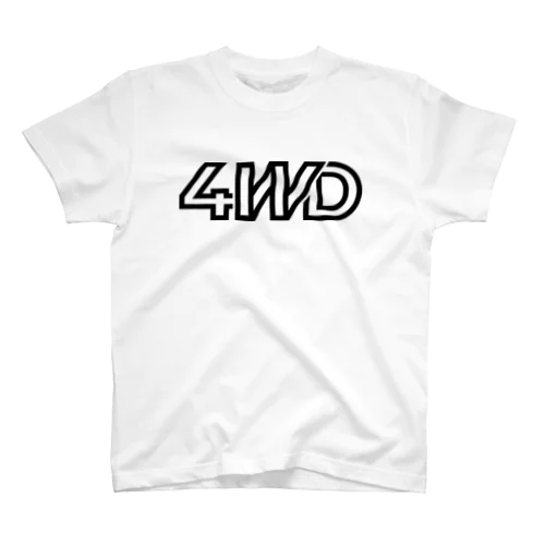 4WD ロゴ Regular Fit T-Shirt