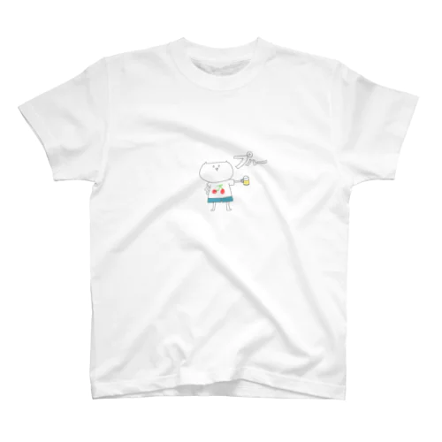 プハーとするネコ スタンダードTシャツ