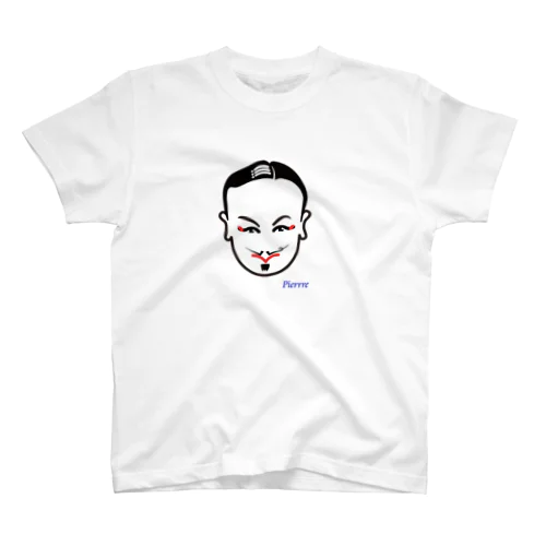 Pierre Ochiai　Face logo スタンダードTシャツ