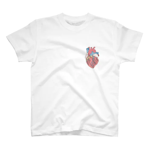 心臓　内臓　Heart　NO.18 スタンダードTシャツ