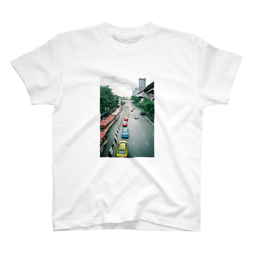 バンコクの道路Tシャツ スタンダードTシャツ