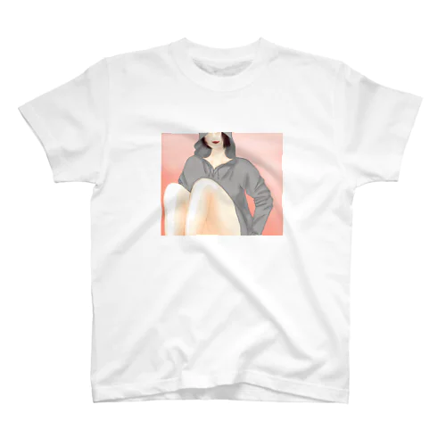 パーカーの女の子 Regular Fit T-Shirt