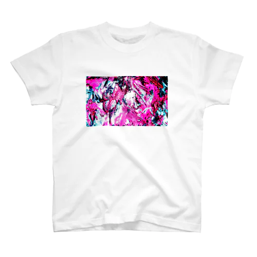 paint_01_landscape(vivid pink) Regular Fit T-Shirt