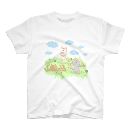 平和なねこちゃん Regular Fit T-Shirt