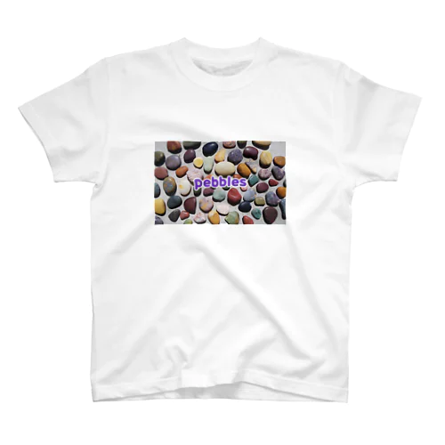 カラフルな石ころ GRAPES×cream Regular Fit T-Shirt