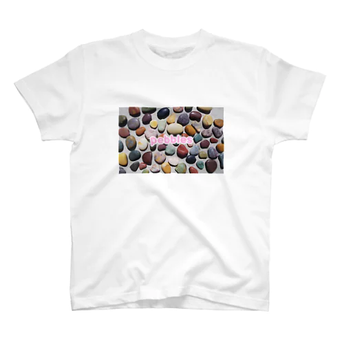 カラフルな石ころ PEACH×cream Regular Fit T-Shirt