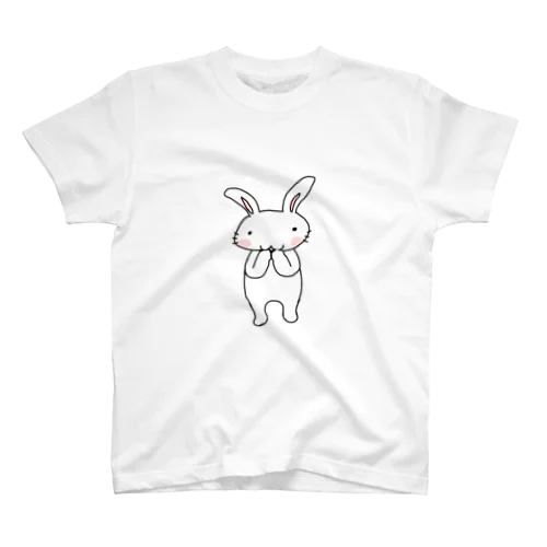 照れウサギさん スタンダードTシャツ