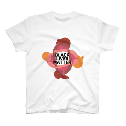 BLACK LIVES MATTER（ブラック・ライブス・マター）サークル スタンダードTシャツ