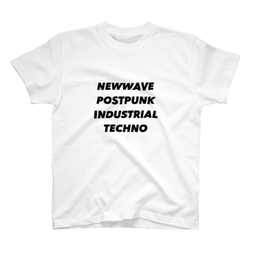 NEWWAVE POSTPUNK INDUSTRIAL TECHNO Regular Fit T-Shirt