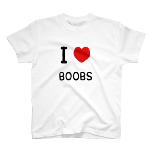 I Love boobs スタンダードTシャツ