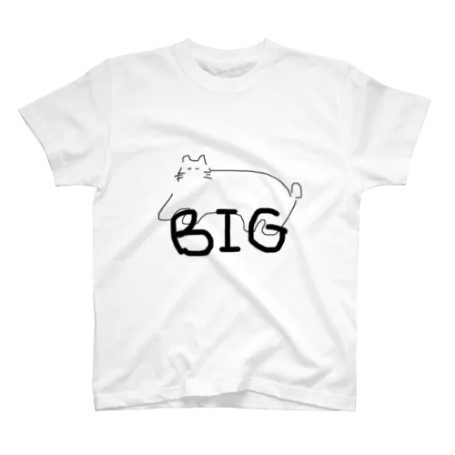 ＢＩＧ　ねこ スタンダードTシャツ