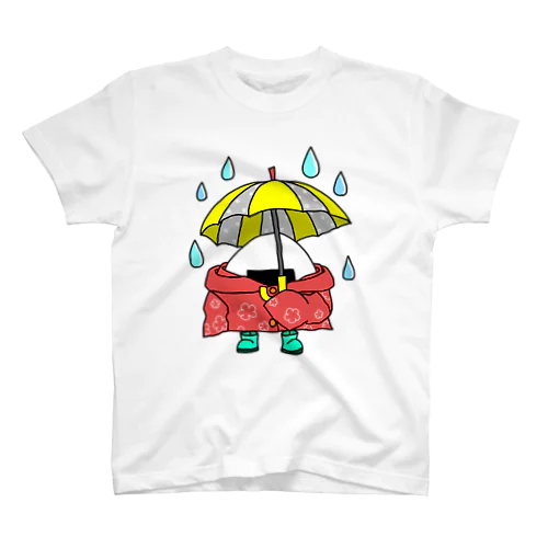 雨の日おにぎり Regular Fit T-Shirt