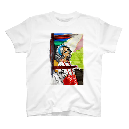 パンクな少女イラスト Regular Fit T-Shirt