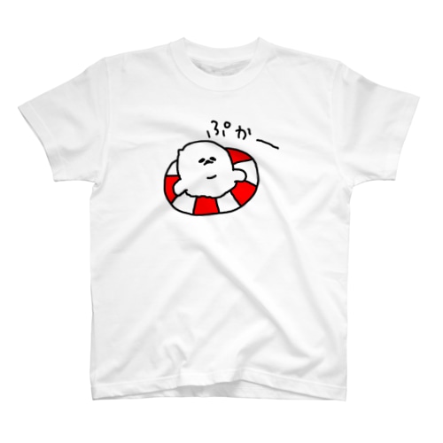 ポメラニアンのベイビー白ポメたん Regular Fit T-Shirt