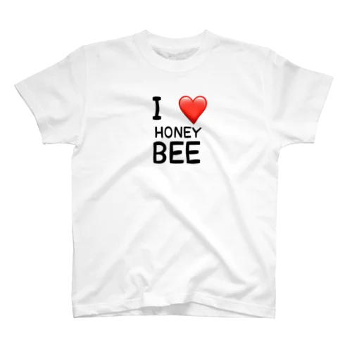 I ❤️  Honey beeTシャツ スタンダードTシャツ