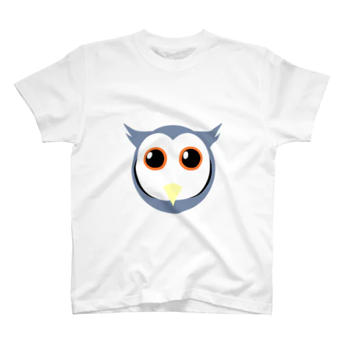 フクロウFACE① スタンダードTシャツ