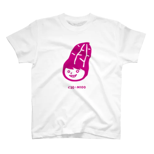 ニヤッとピーナツ娘（ピンク） スタンダードTシャツ