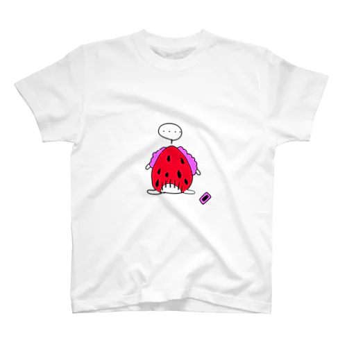 落ち込む恋するイチゴちゃん Regular Fit T-Shirt