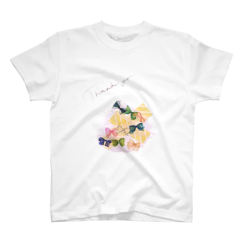 カラフルなリボン～ᴛʜᴀɴᴋ ʏᴏᴜ \♡/～ スタンダードTシャツ