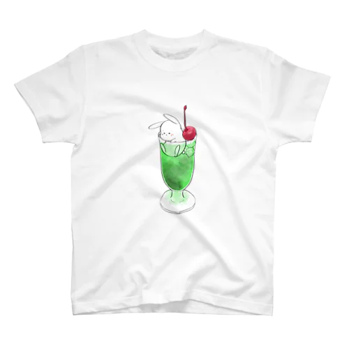 うさぎのクリームソーダ スタンダードTシャツ