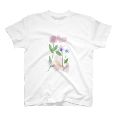 やさしいお花ちゃんとハート Regular Fit T-Shirt