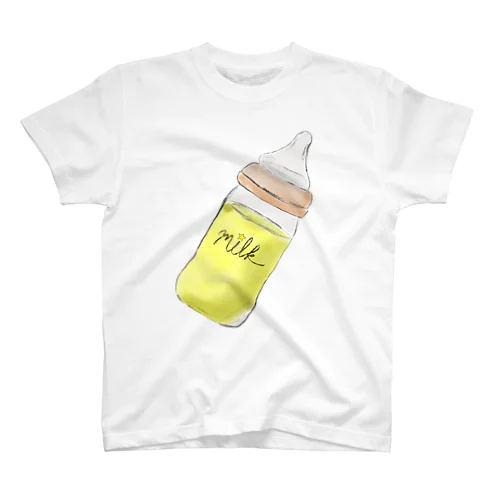 哺乳瓶　milk スタンダードTシャツ