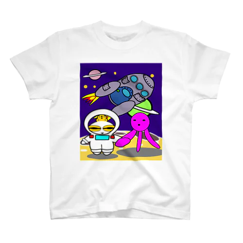 宇宙へ飛んだドグ男くん Regular Fit T-Shirt