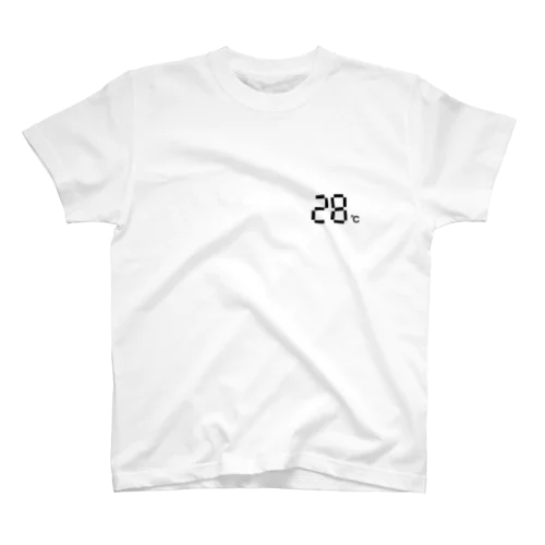 温度設定28℃ Regular Fit T-Shirt