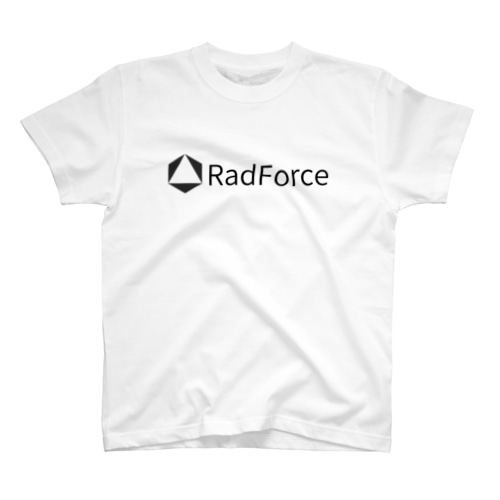 RadForce Simple Logo White Regular Fit T-Shirt