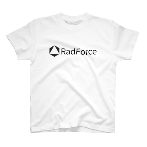 RadForce Simple Logo White Regular Fit T-Shirt