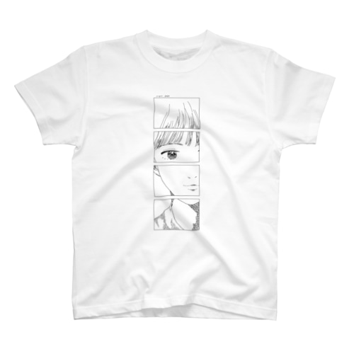 みえないシロ Regular Fit T-Shirt