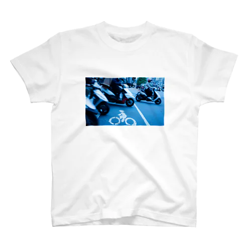 台北の道路表示(自転車) スタンダードTシャツ