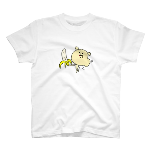 Kumamin with バナナ Regular Fit T-Shirt