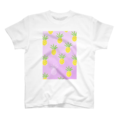 パイナップルonピンク Regular Fit T-Shirt