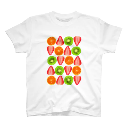 キウイとオレンジといちご Regular Fit T-Shirt