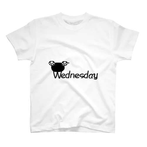 にゃんこ曜日　Wednesday スタンダードTシャツ