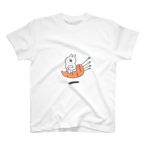 歯うさぎシロ スタンダードTシャツ